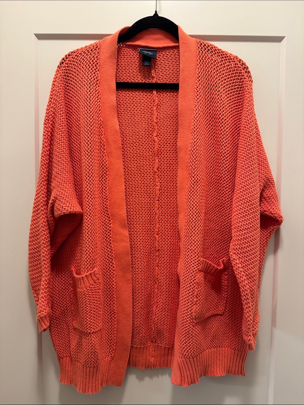 Daytrip Coral Open-Front Knit Cardigan w Pockets. M/L like New!🔥🔥